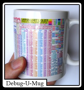 A quick ref mug for programmers.
